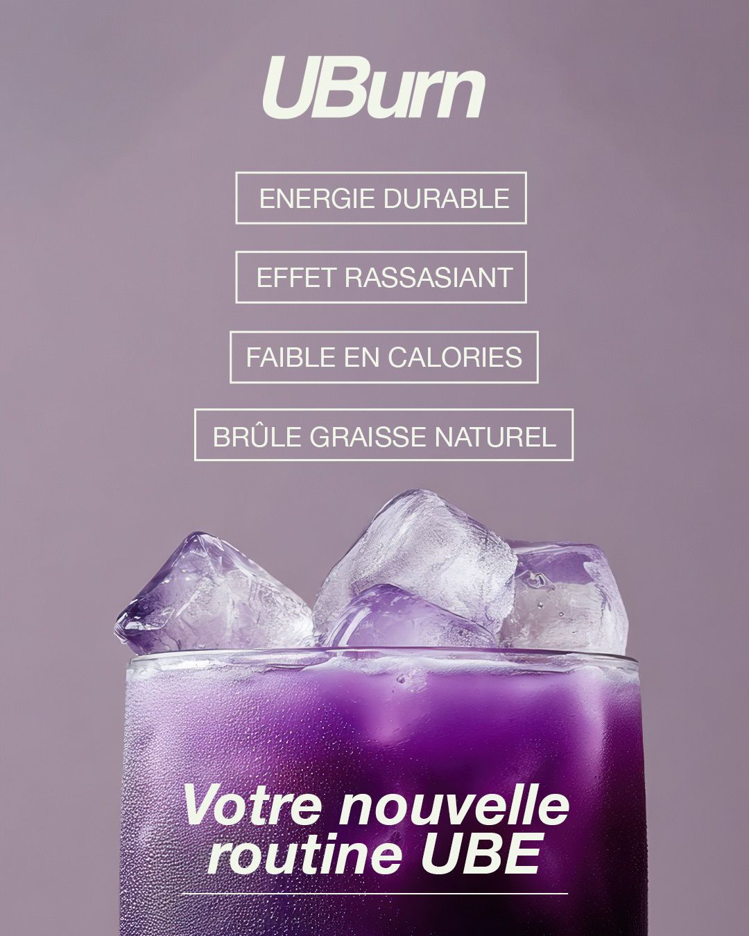 UBURN – La boisson violette anti-fringales